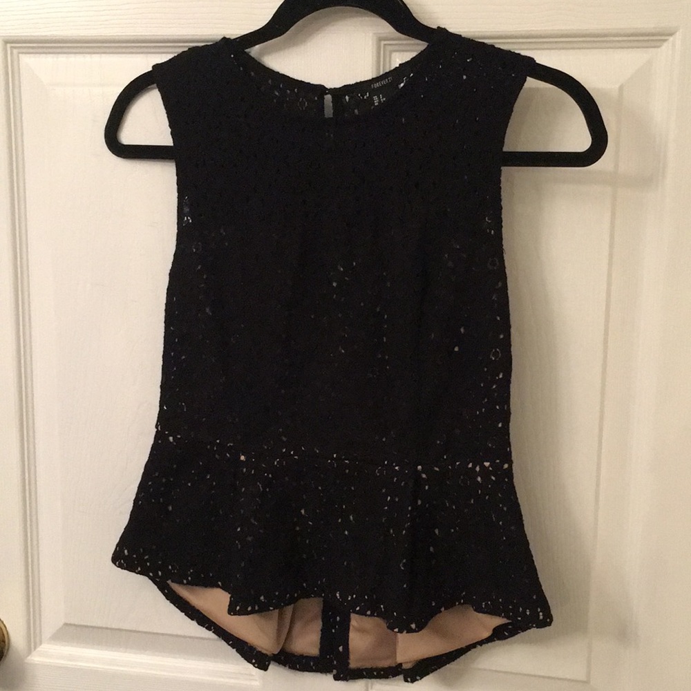 Gorgeous Lace Peplum Top